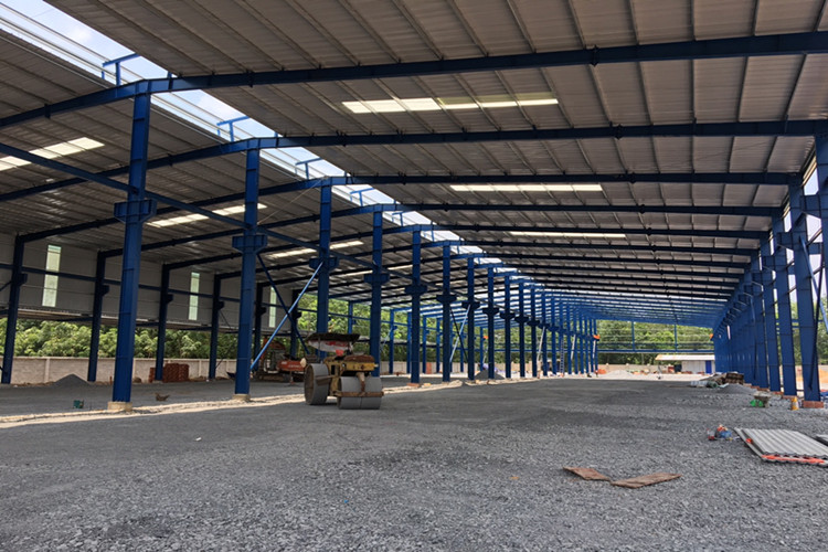 Construcción de estructura de acero prefabricada modificada para requisitos particulares para Warehouse