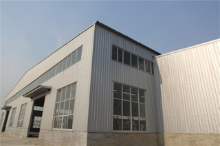 Edificio de estructura de acero industrial fabricado para taller
