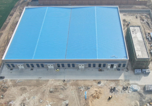 Edificio de taller de estructura de acero ligero prefabricado