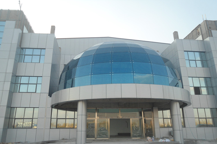 Oficina de administración de edificios de acero con estructura metálica de gran altura